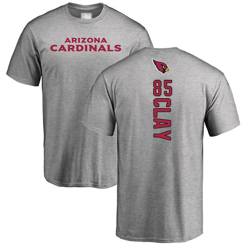 Arizona Cardinals Men Ash Charles Clay Backer NFL Football #85 T Shirt->arizona cardinals->NFL Jersey